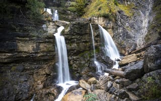 Картинка камни, водопады, река