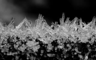 Картинка кристаллы, лед, макро