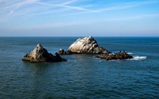 Картинка острова, скалы, море