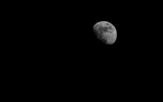 Картинка луна, черный, темный