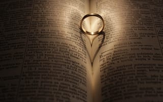 Обои кольцо, свадьба, книга