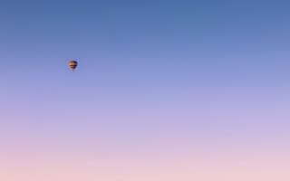 Картинка воздушный шар, полет, небо