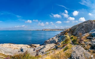 Картинка море, скалы, берег