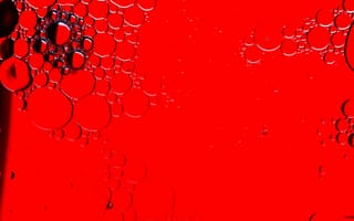 Картинка пузыри, вода, красный