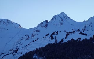 Картинка горы, вершины, снег