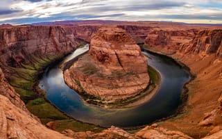 Картинка каньон, река, скалы