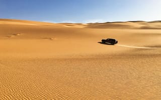 Картинка джип, машина, пустыня
