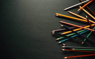 Картинка карандаши, разноцветный, канцтовары