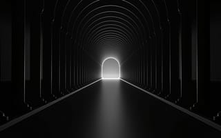 Картинка тоннель, арка, даль