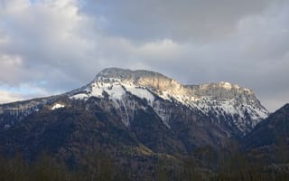 Картинка горы, снег, заснеженный