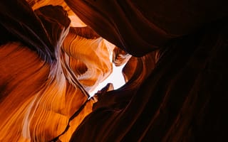 Картинка каньон, пещера, скалы