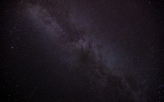 Картинка туманность, звездное небо, звездопад