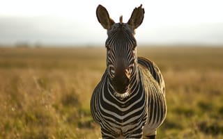 Картинка зебра, животное, полосы