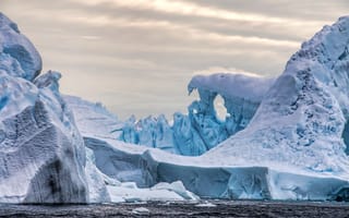 Картинка айсберг, ледник, лед