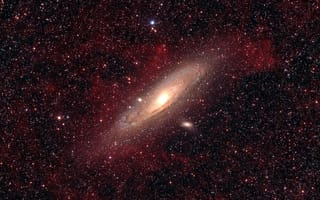 Картинка андромеда, галактика, туманность