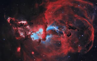 Картинка туманность, галактика, космос