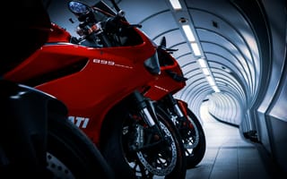 Картинка ducati, мотоциклы, красный