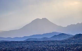 Картинка горы, рельеф, туман