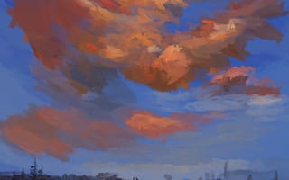 Картинка пейзаж, облака, небо