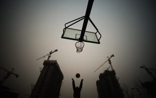 Картинка баскетбольное кольцо, баскетбол, мяч