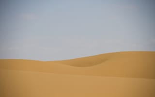 Обои пустыня, песок, холмы
