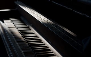 Картинка пианино, клавиши, музыкальный инструмент