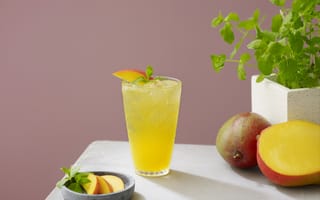 Картинка лимонад, коктейль, стакан