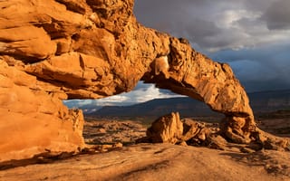 Картинка каньон, скалы, арка