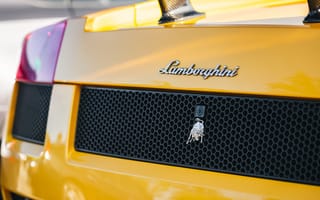 Картинка lamborghini, автомобиль, желтый