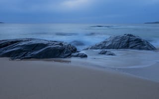 Картинка песок, берег, море