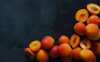 Картинка абрикосы, фрукты, еда
