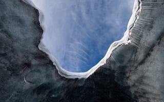 Картинка пещера, лед