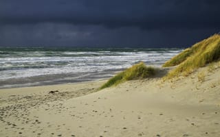 Картинка берег, песок, пляж