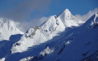 Картинка горы, снег, склоны