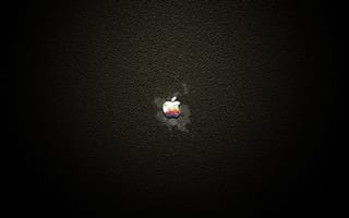 Обои apple, mac, разноцветный
