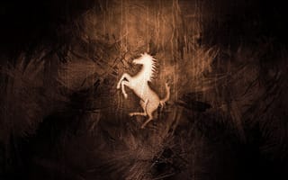 Картинка символ, лошадь, мустанг