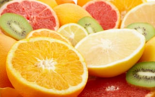 Обои цитрусовые, фрукты, апельсины