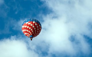 Картинка небо, спорт, воздушный шар