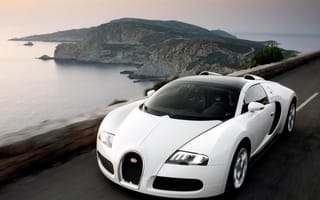 Картинка bugatti, белый, авто