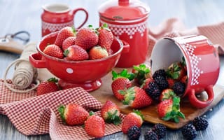 Картинка ягоды, посуда, спелый