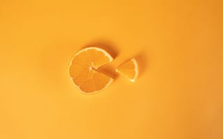 Картинка апельсин, долька, цитрус