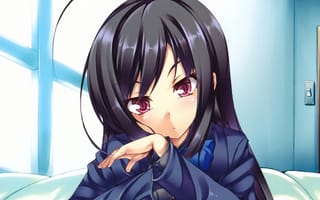 Картинка accel world, kuro yuki hime, брюнетка