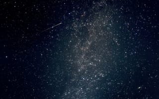 Картинка звезды, ночь, метеоритный дождь
