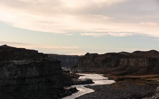 Картинка река, каньон, пейзаж