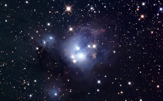 Картинка звёздное скопление, ngc 7129, звезды