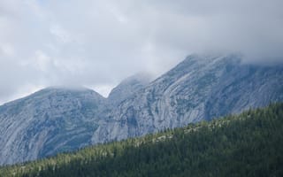 Картинка пейзаж, горы, туман