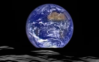Картинка земля, камера лунного разведывательного орбитального аппарата, 5к
