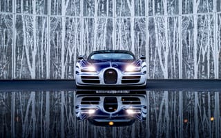 Картинка Bugatti veyron grand sport родстер, гипер спортивные автомобили, 5к