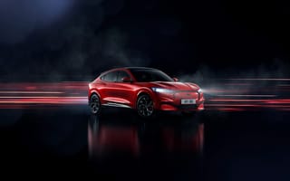 Картинка форд мустанг машина, электрический кроссовер, электрический внедорожник, 5к, 2020