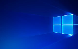 Картинка окна 10, Майкрософт Виндоус, глянцевый, синий